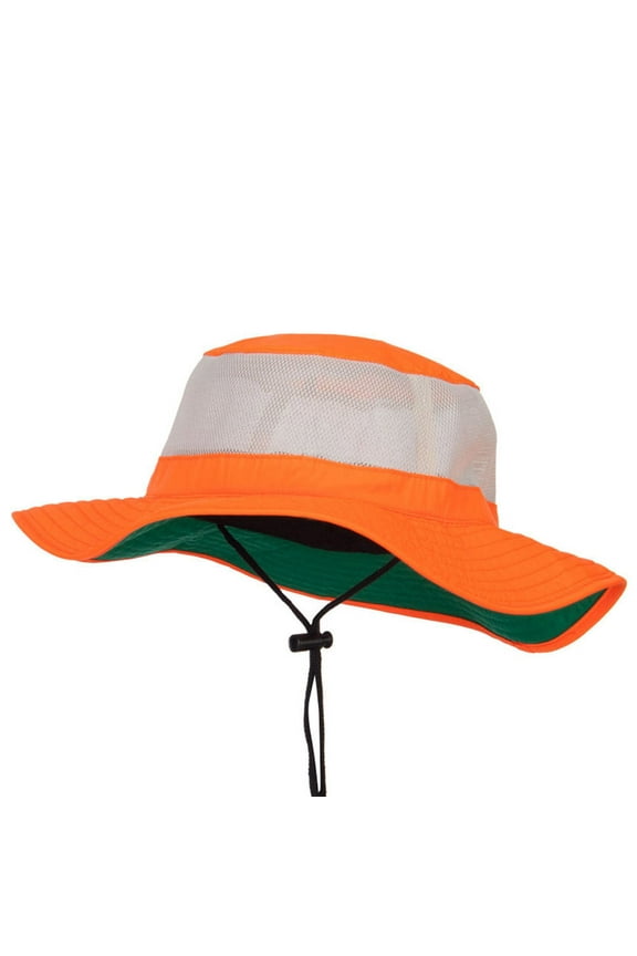 Big Size Safety Boonie Hat - Neon Orange XL-2XL