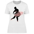 thumbnail image 1 of Big Size Silhouette Ballerina  T-Shirt Women -Image by Shutterstock, Female x-Large, 1 of 2