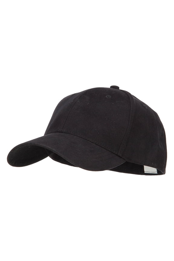 Big Size Stretchable Deluxe Fitted Cap - Black 2XL-3XL