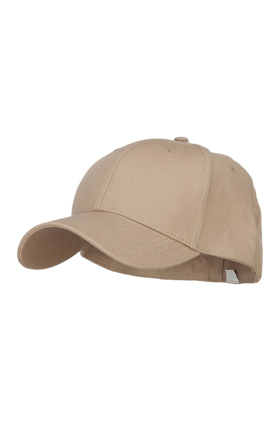 Big Size Stretchable Deluxe Fitted Cap - Khaki XL-2XL