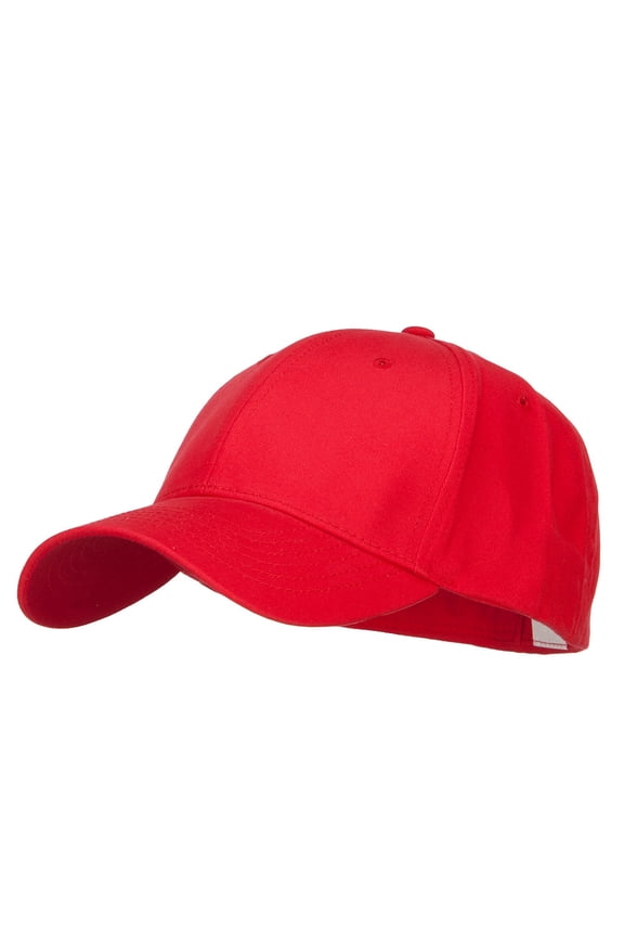 Big Size Stretchable Deluxe Fitted Cap - Red XL-2XL