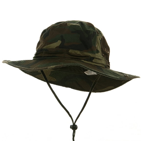 Big Size Washed Camo Hunting Hats - Camo 2XL
