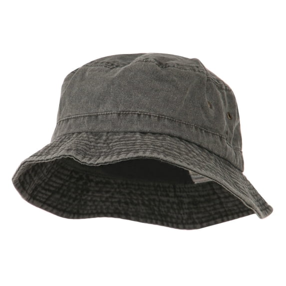 Big Size Washed Hat - Black 2XL-3XL