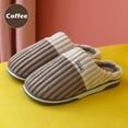Big Size Women Men Home Slippers Winter Warm Plush Soft Comfort Shoes