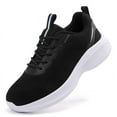 thumbnail image 1 of Big Size Women's Lightweight Walking Sneakers Casual Lace Up Flats Tennis Athletic Running Fashion Sport Shoes for Girls, 1 of 14
