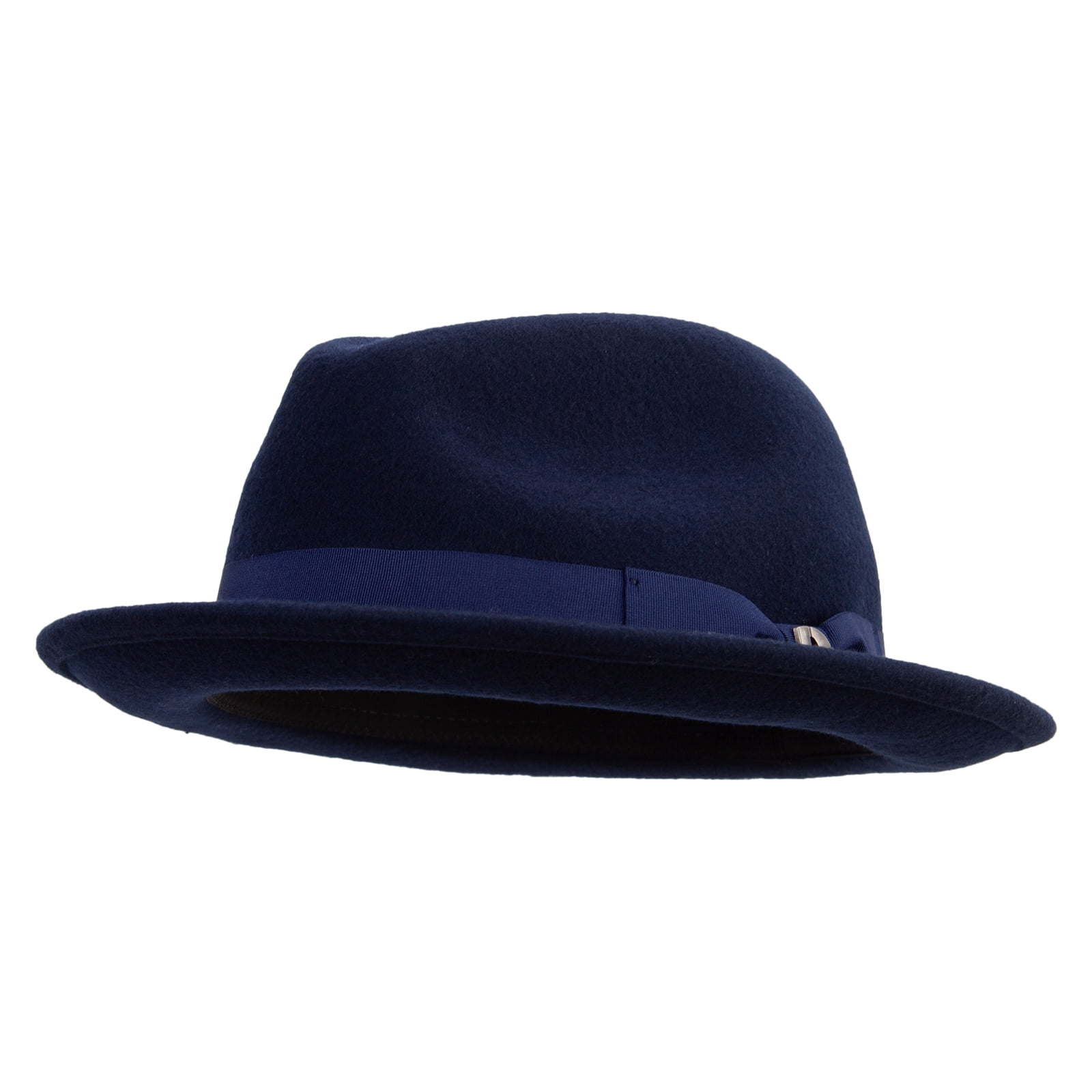 Big Size Wool Felt Upbrim Panama Hat - Black 2XL-3XL  display picture 1