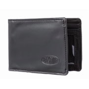 Big Skinny Leather Acrobat Money Clip Wallet, Black