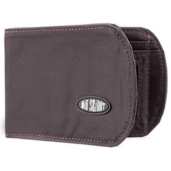 Big Skinny Thin Curve Front Pocket Wallet, Brown