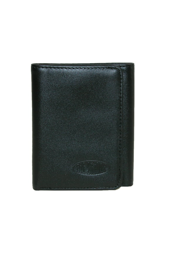 Mens Leather Slim RFID Trifold Wallet,