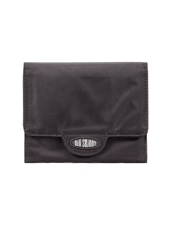 RFID Blocking Women's Nylon Microfiber Trixie Trifold Wallet, Holds Up To 30 Cards (Black)
