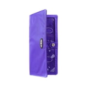 Big Skinny Thin Executive Checkbook Bifold Wallet with Zippered Pocket
