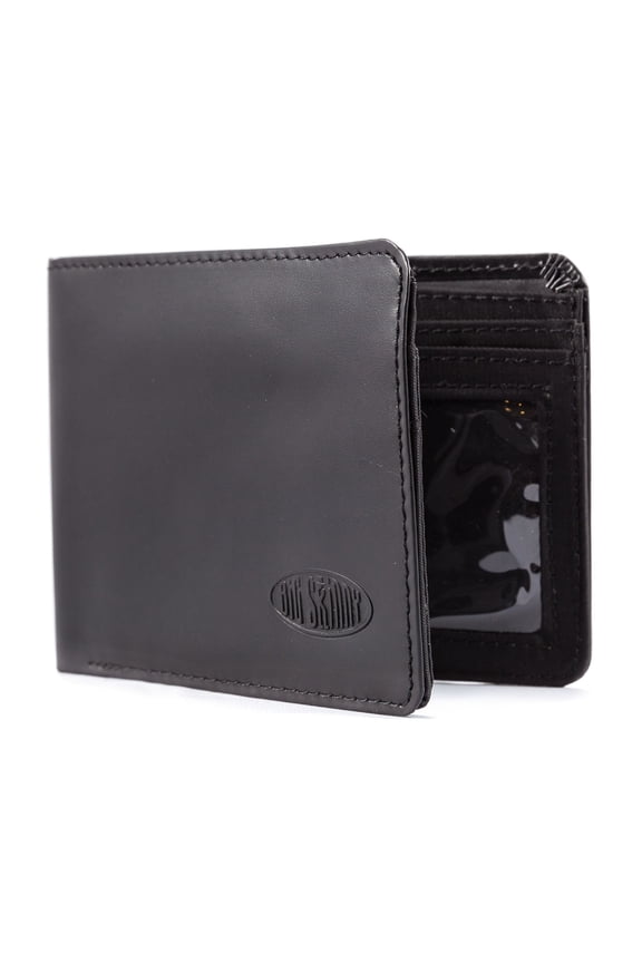 Thin Leather L-Shape Black