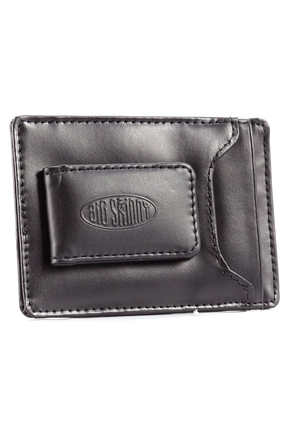 Thin Leather Magnetic Money Clip