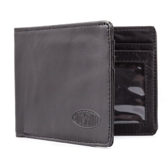 Big Skinny Thin Leather Multi Bi-fold Wallet