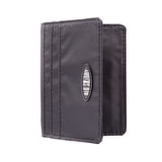 Big Skinny Thin New Yorker reversable Front Pocket Wallet, Black