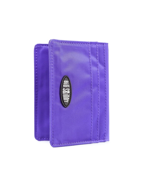 Thin New Yorker reversable Front Pocket Wallet, Purple