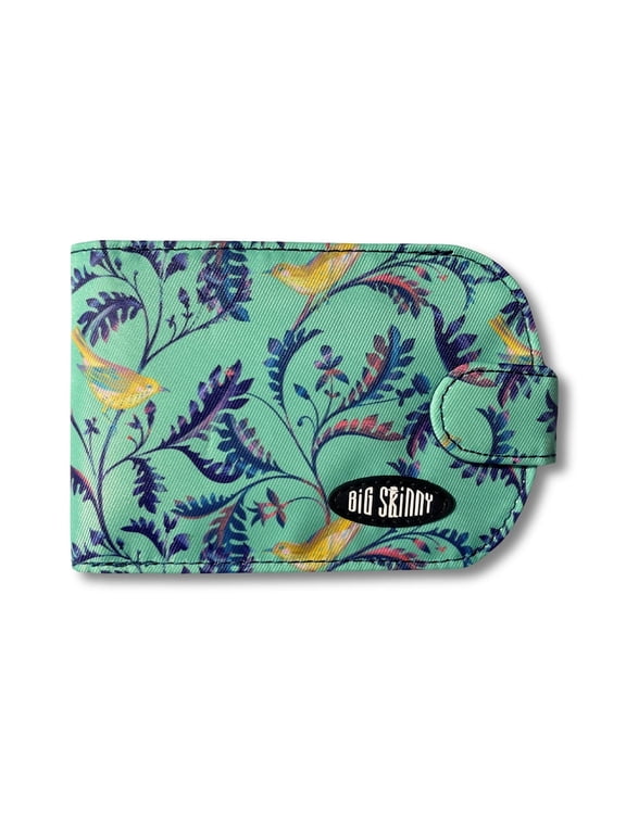 Women's Taxicat Bi-Fold Slim Wallet, Holds Up to 25 Cards, Birdsong