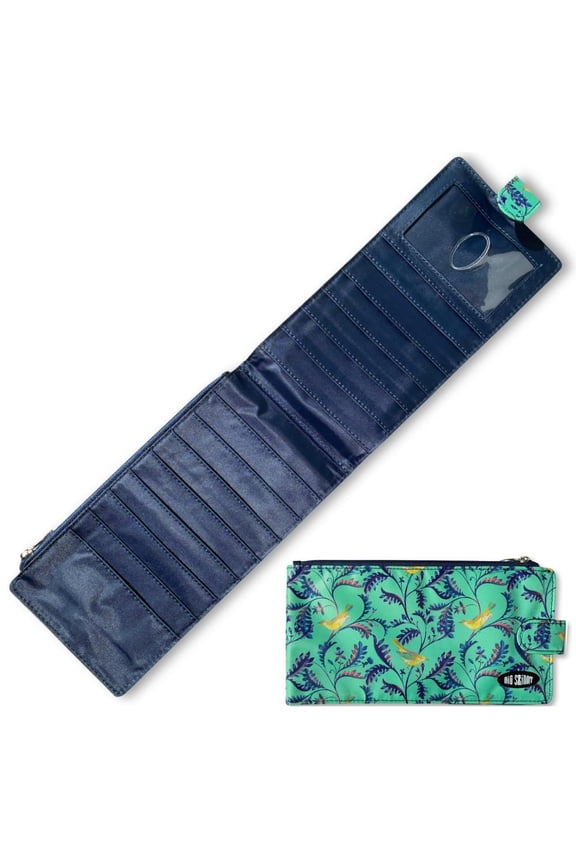 Womens Monte Cougar Nylon Long Wallet (Birdsong) Y101