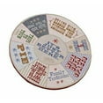 thumbnail image 1 of Big Sky Carvers Better Here Patchwork Lazy Susan Decorative Tray, 1 of 2