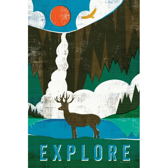 Art.com Big Sky II Art Print by Michael Mullan, 24" x 36"