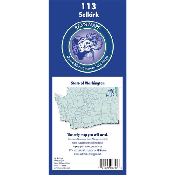 Big Sky Maps Selkirk GMU Map
