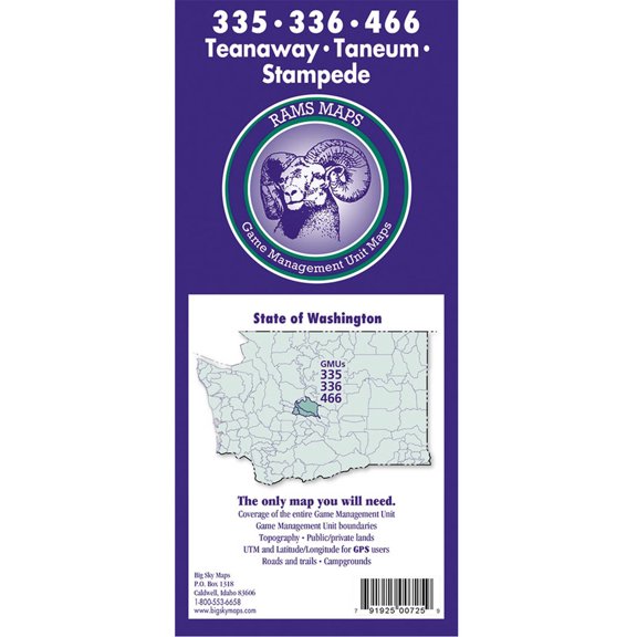 Big Sky Washington RAMS GMU Maps