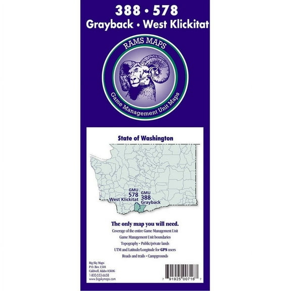 Big Sky Washington RAMS GMU Maps