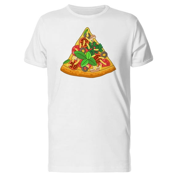 Big Slice Of Pizza T-Shirt Men -Image by Shutterstock, Male Medium