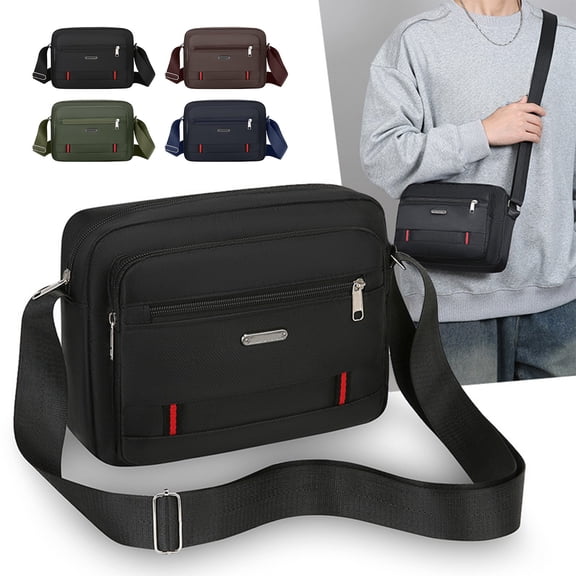 Big Sling Bag with Blocking for Men & Women, Crossbody Chest Shoulder Bag for Travel, Cycling, Sport, Work, Hiking-Muti-color, Multi Pocket Storage