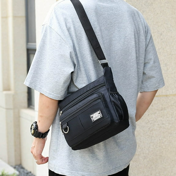 Big Sling Crossbody Bag, One-Strap Chest Shoulder Travel Bag for Men & Women, Casual Sling Purse, Unisex Single-Strap Backpack for Daily & Travel Use