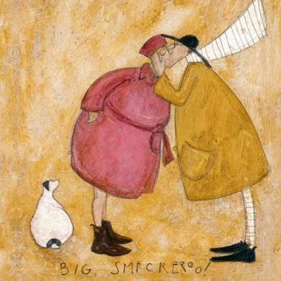 Big Smackeroo Canvas Art - Sam Toft (24 x 24)