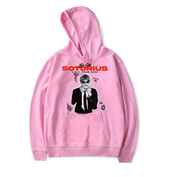 Big Soto Hoodie Sotorius U.S.A Tour 2024 Merch New Unisex Fashion Casual Long Sleeve Sweatshirt