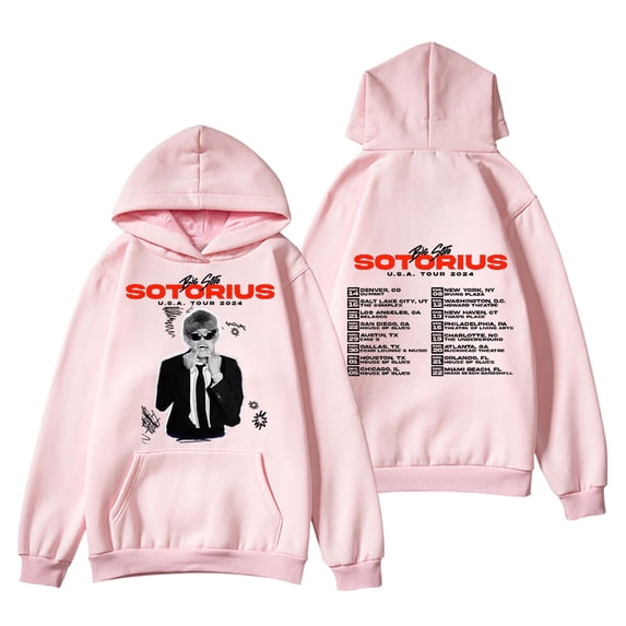 Big Soto Sotorius U.S.A Tour 2024 Hoodie New Unisex Fashion Casual Long Sleeve Sweatshirt