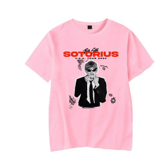 Big Soto T-shirt Sotorius U.S.A Tour 2024 Merch Women Men Casual Fashion Album Short Sleeve Tee