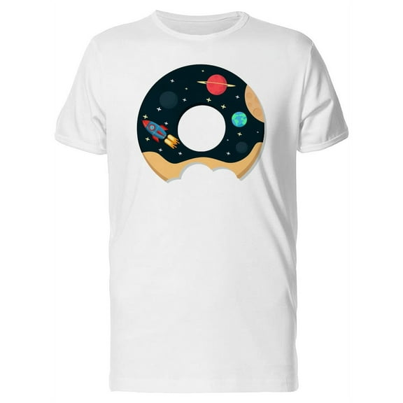 Big Space Donut T-Shirt Men -Image by Shutterstock, Male Small