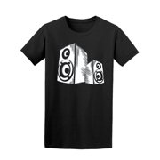 Big Speakers T-Shirt Men -Image by Shutterstock, Male Large