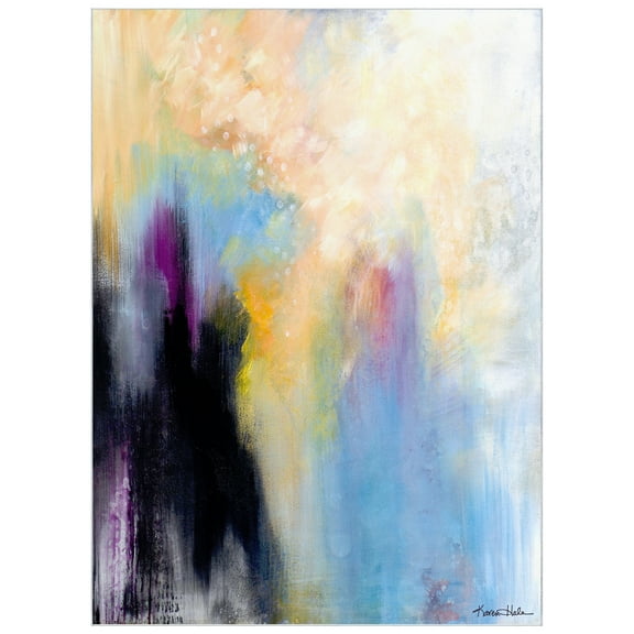 Big Splash Washable Abstract Art Area Rug size 8'x10', Power-loomed, Heavenly Softness with Non-Slipping Backing