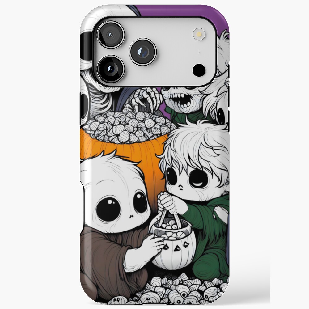 Big Spooks Cozy Halloween Cartoon Art Phone Case for iPhone 11 through ...