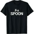 thumbnail image 1 of Big Spoon Couple Matching Pajamas T-Shirt, 1 of 4