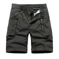 Big Spring Sale， Men's Sports Quarter Pants Breathable Elastic Shorts