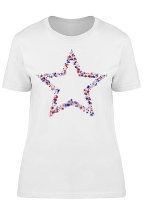 Big Star Made Of Small Stars T-Shirt Women -Image by Shutterstock, Female Large