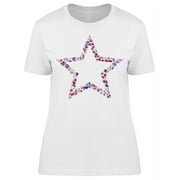 Big Star Made Of Small Stars T-Shirt Women -Image by Shutterstock, Female x-Large