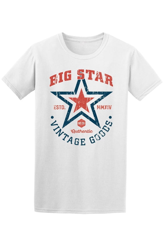 Big Star T-Shirt Men -Image by Shutterstock, Male Medium