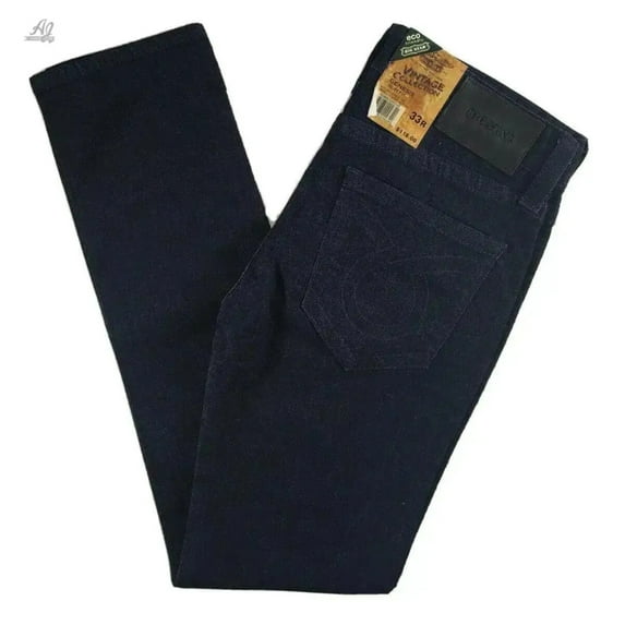 Big Star Vintage Jeans Low Rise Genesis Really Slim Fit Dark Blue Omega Mens New