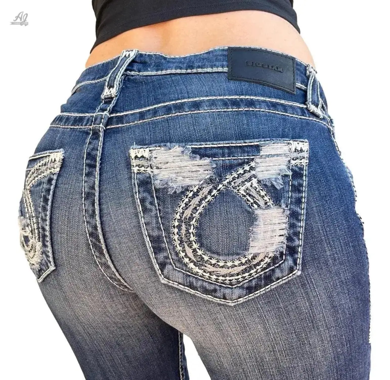 r*.様 highwaist vintagelike straight deni 80s Vintage Chic Jeans | High Waisted | Straight Leg | Curvy