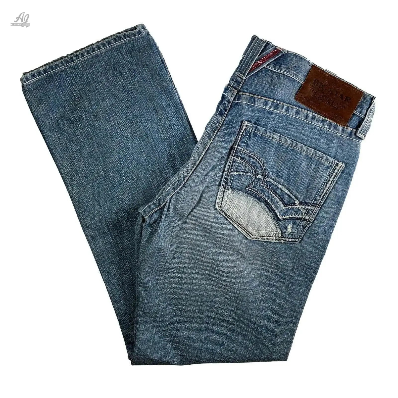 Big Star Vintage Jeans Mid Rise Union Straight Leg Big Star Vintage Jeans Mid Rise Union Straight Leg