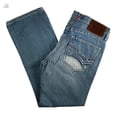 thumbnail image 1 of Big Star Vintage Jeans Mid Rise Union Straight Leg Distressed 30 31 32 33 36 38, 1 of 5