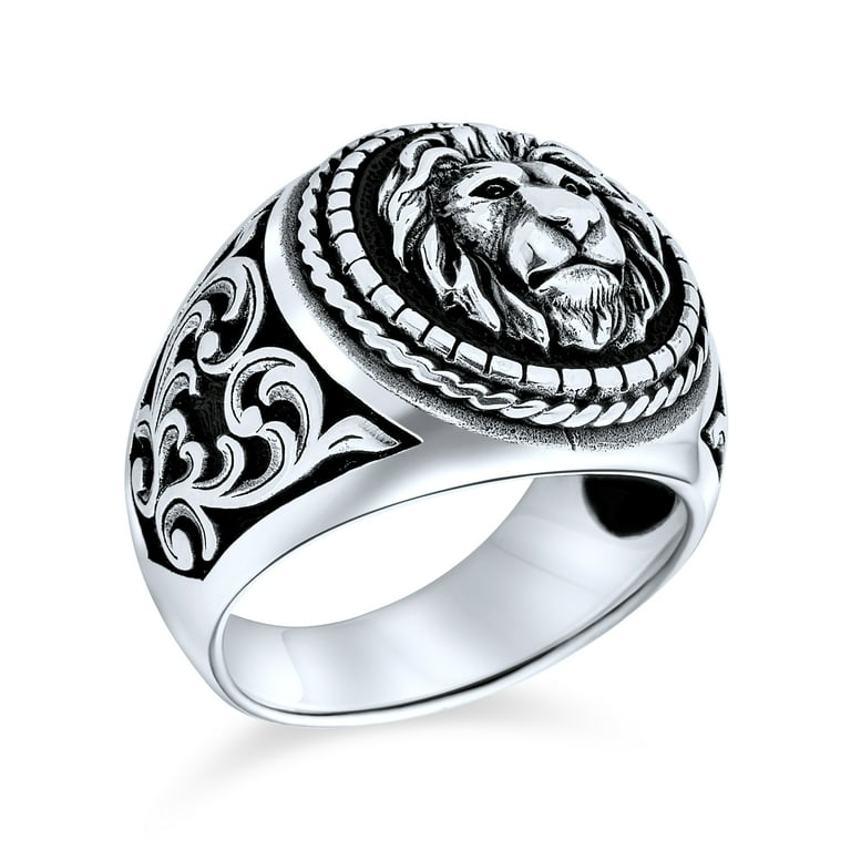 Big silver hotsell rings for men