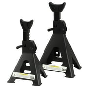 SIGLIN Heavy Duty Steel Jack Stand 3 Ton (6600 lb) With Double Locking and Large Foot Base, 2 Pack