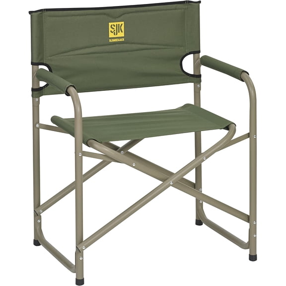 Slumberjack SJK Big Steel Padded Camping Portable Arm Chair Weight Capacity 325lbs for Adults